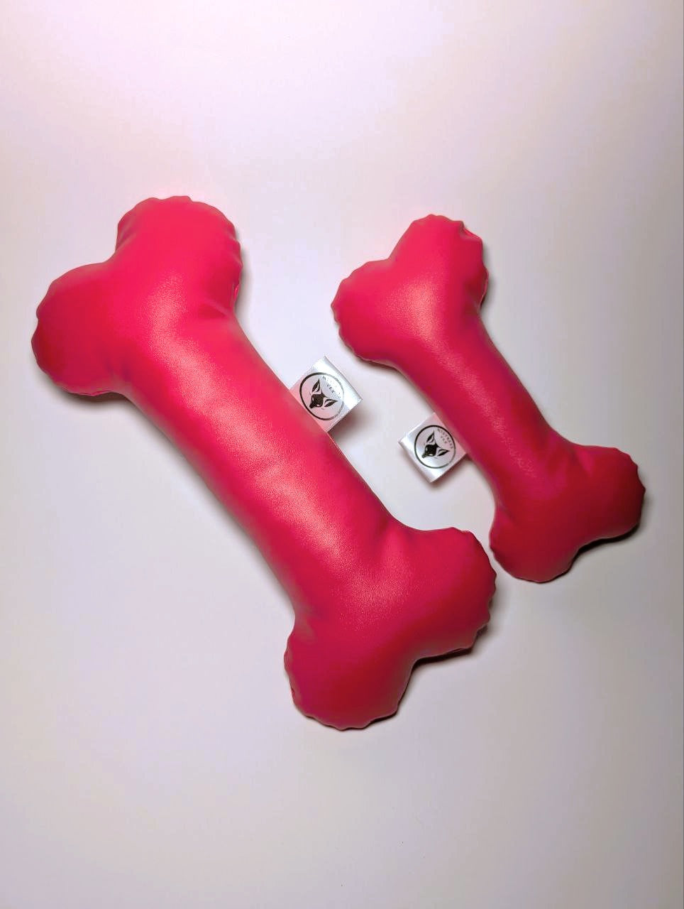 Large Squeaky Bone - Pink image 0